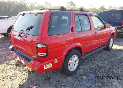 2001 Nissan Pathfinder Le z USA, uszkodzony, nr VIN JN8DR09Y11W586145